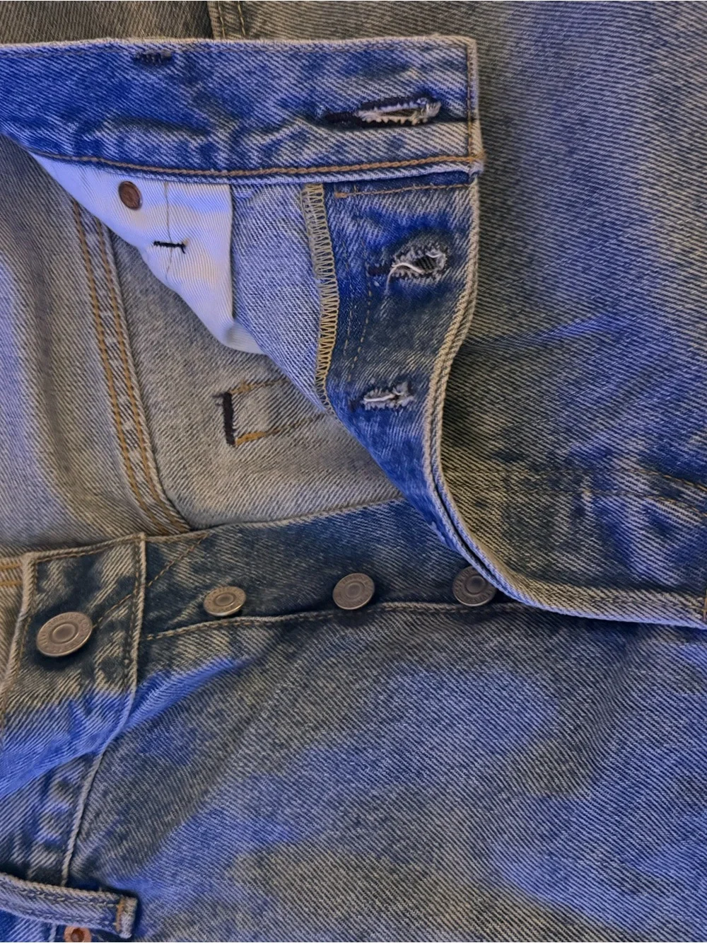 Light Blue Levi Patchwork Men’s Jeans